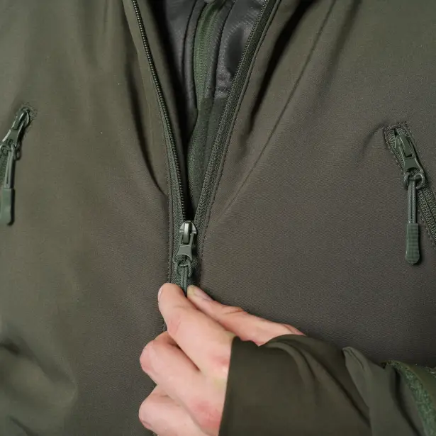 6 - Куртка тактична Softshell ХАНТЕР. Осінь-Весна Олива. Розмір M (44-46)