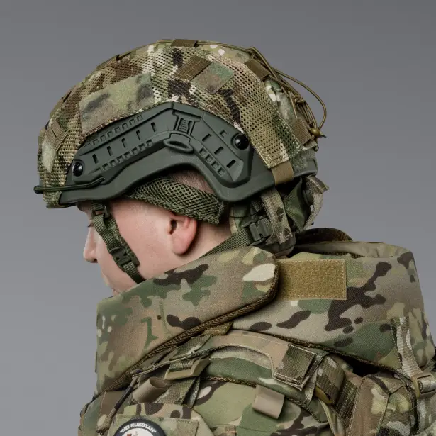 6 - Баллистическая защита шеи 2-го класса защиты. CORDURA 1000D. Мультикам