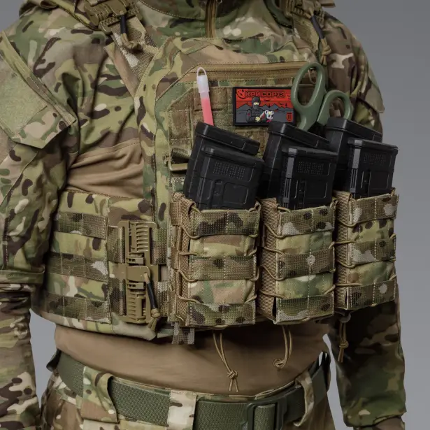 4 - Подвійний підсумок під магазини AK\AR. Cordura 1000D. Molle. Мультикам