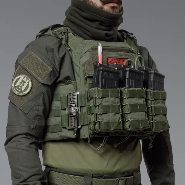4 - Подвійний підсумок під магазини AK\AR. Cordura 1000D. Molle. Олива