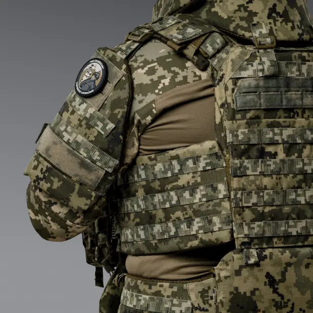 6 - Балістичний захист плечей 2-го класу захисту. CORDURA 1000D. Піксель