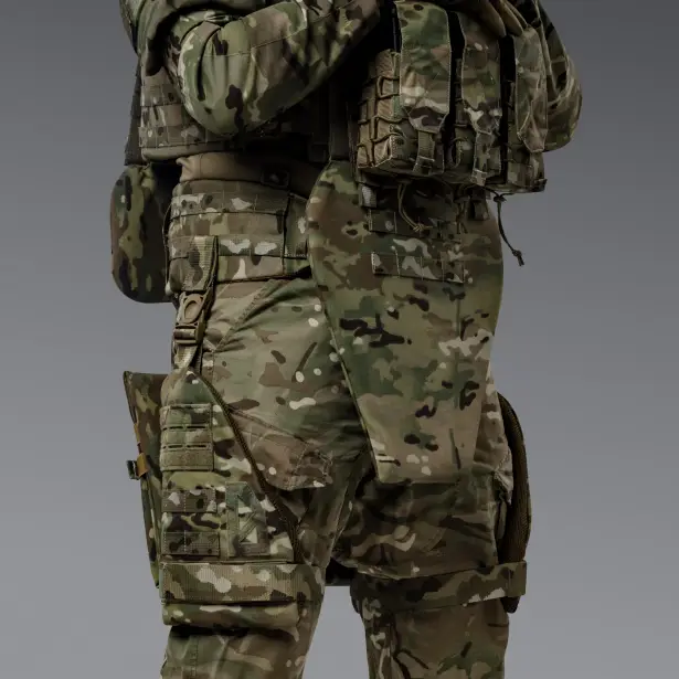 5 - Балістичний захист стегон 2-го класу захисту. CORDURA 1000D. Мультикам