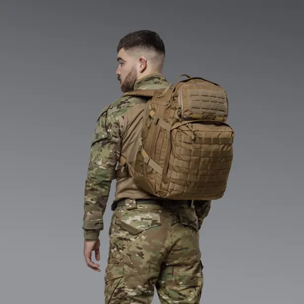 3 - Тактичний рюкзак Scout на 40л. CORDURA 1000D Койот