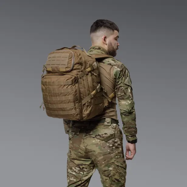 6 - Тактичний рюкзак Scout на 40л. CORDURA 1000D Койот