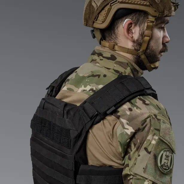 7 - Плитоноска SVAROG PRO з системою швидкого скидання. Molle. Колір Чорний.