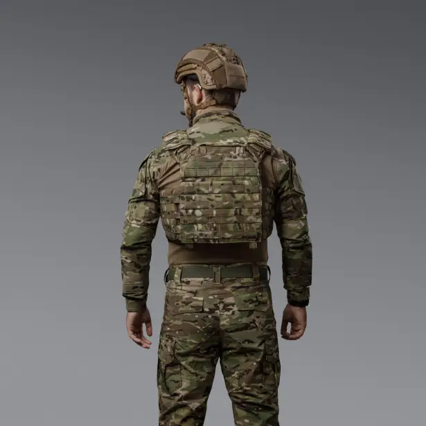 8 - Плитоноска SVAROG PRO з системою швидкого скидання. Molle. Колір Мультикам.