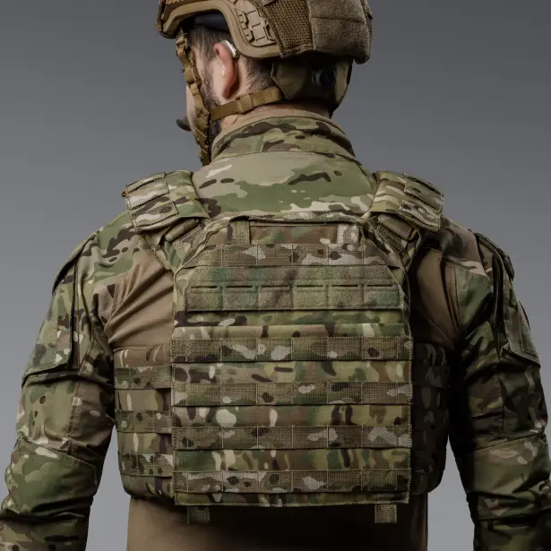 7 - Плитоноска SVAROG PRO з системою швидкого скидання. Molle. Колір Мультикам.