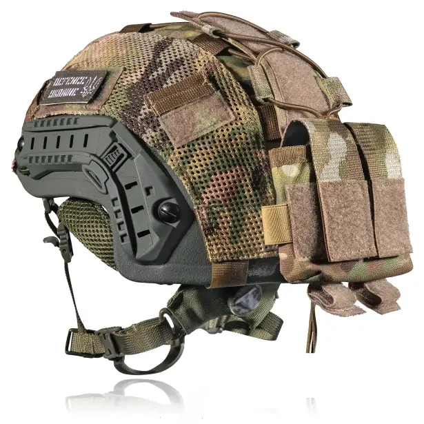 2 - Підсумок-противага для шолома (кріплення на тилову частину). Cordura 1000D. Мультикам