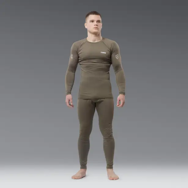 4 - Термобілизна (верх) Frost Guard реглан LVL 1 (1 Рівень) Олива. Розмір L