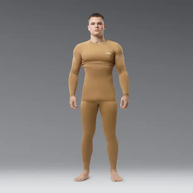 4 - Термобілизна (верх) Frost Guard реглан LVL 1 (1 Рівень) Койот. Розмір XXL