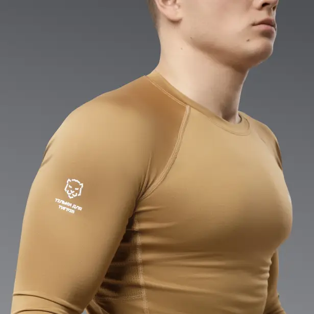 8 - Термобілизна (верх) Frost Guard реглан LVL 1 (1 Рівень) Койот. Розмір XXL