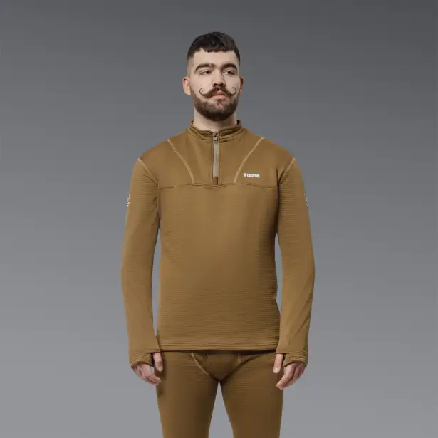 8 - Термобілизна (верх) Frost Guard реглан LVL 2 (2 Рівень) Койот. Розмір XXL