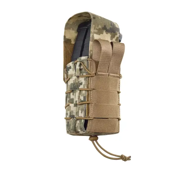9 - Подвійний закритий підсумок під магазини AK\AR. Cordura 1000D. Molle. Піксель