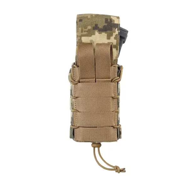 2 - Подвійний закритий підсумок під магазини AK\AR. Cordura 1000D. Molle. Піксель