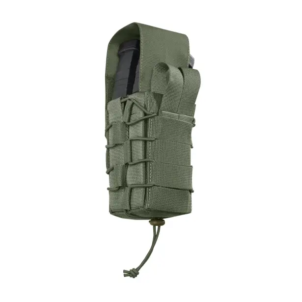 5 - Подвійний закритий підсумок під магазини AK\AR. Cordura 1000D. Molle. Олива