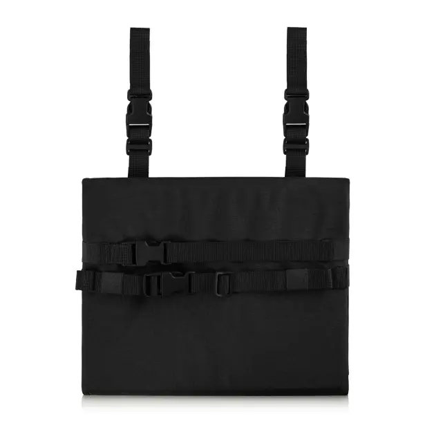 5 - Потрійний тактичний килимок для сидіння. CORDURA 500D. Чорний
