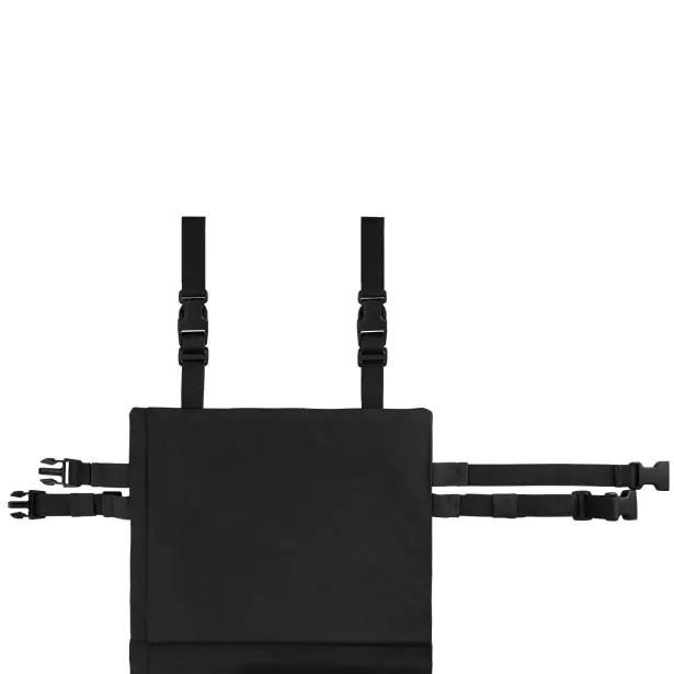 3 - Потрійний тактичний килимок для сидіння. CORDURA 500D. Чорний