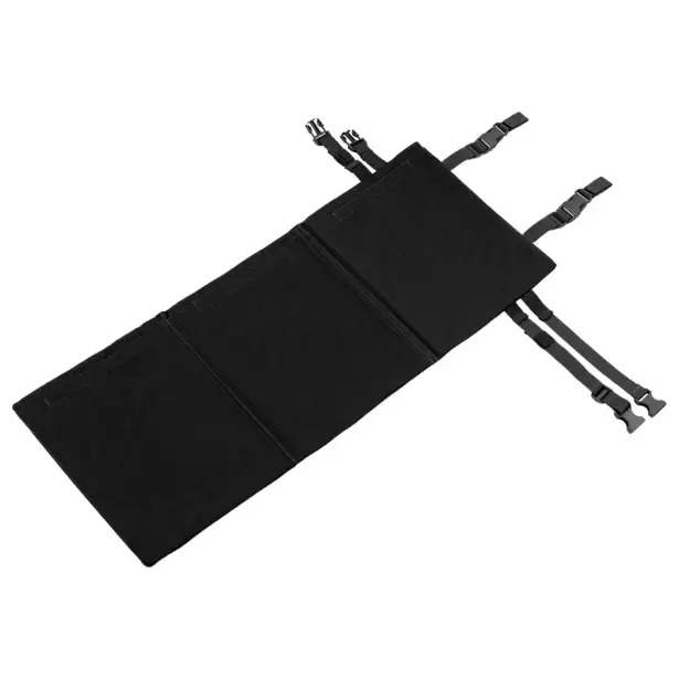 2 - Потрійний тактичний килимок для сидіння. CORDURA 500D. Чорний