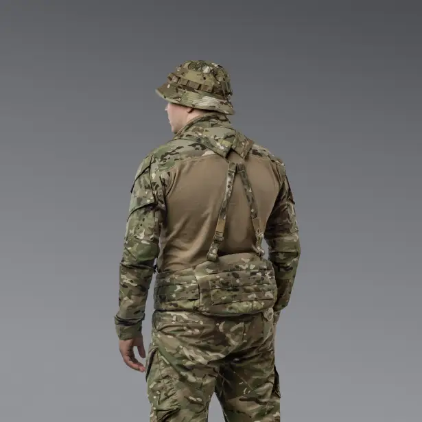 4 - Тактичний розвантажувальний пояс РПС 1 класу захисту, Cordura 1000D. Мультикам. S/M