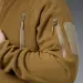 13 - Флісова тактична кофта з капюшоном. Койот. Polyester. Розмір S