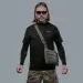 4 - Плечова однолямкова сумка. Збільшена. Cordura 1000D Олива