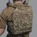 7 - Плитоноска TUR PRO Gen 2, система быстрого сброса. Molle. Цвет Пиксель. Размер M.