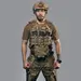 4 - Бронежилет 3-го класу (TUR PRO Gen 2). Вага 3.7 кг. З системою швидкого скидання. Molle. Колір Піксель. Розмір XL.