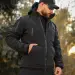 5 - Куртка тактична Softshell ХАНТЕР. Осінь-Весна Чорний. Розмір M (44-46)