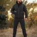 3 - Куртка тактична Softshell ХАНТЕР. Осінь-Весна Чорний. Розмір L (48-50)