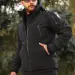 7 - Куртка тактична Softshell ХАНТЕР. Осінь-Весна Чорний. Розмір L (48-50)
