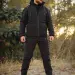 10 - Куртка тактична Softshell ХАНТЕР. Осінь-Весна Чорний. Розмір L (48-50)