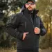 2 - Куртка тактична Softshell ХАНТЕР. Осінь-Весна Чорний. Розмір 3XL (60-62)