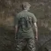 4 - Футболка Military Capybara. Бавовна/еластан. Олива. Розмір XL