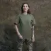 7 - Футболка Military Capybara. Бавовна/еластан. Олива. Розмір XXL
