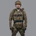 5 - Бронежилет 5-го класу (SVAROG). Вага 5.9 кг. (Комплект 9 підсумків). З системою швидкого скидання. Molle. Колір Мультикам.