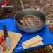 5 - Сковорідка титанова з розкладною ручкою 17 см Naturehike NH18T010-A