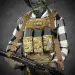 4 - Ремінь RAGNAROK TYR carbine збройовий одно/двоточковий з додатковим кріпленням. Койот