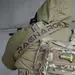 8 - Ремінь збройовий RAGNAROK триточковий з широким наплічником KRAKEN carbine. Койот