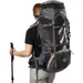 9 - Рюкзак туристичний Naturehike NH70B070-B, 70л+5л. Чорно-сірий