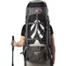 8 - Рюкзак туристичний Naturehike NH70B070-B, 70л+5л. Чорно-сірий
