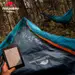 4 - Спальний мішок Naturehike Y150L NH21MSD08, правий, сіро-блакитний