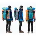 4 - Рюкзак туристичний Naturehike NH16Y020-Q, 55л. Чорний