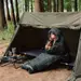 8 - Спальний мішок з капюшоном Naturehike M320 CNK2350WS023, зелений камуфляж, лівий