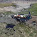 6 - Cтіл розкладний Naturehike NH20JJ020,1680D Oxford / алюміній, Розмір L, бежевий