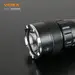 6 - Тактичний світлодіодний ліхтар VIDEX 2000Lm 5000K. Чорний матовий