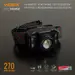 4 - Налобний світлодіодний ліхтар VIDEX 270Lm 5000K