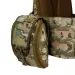 11 - Плитоноска Warmor Gen.3 Pro Max. Система швидкого скидання. (Комплект 7 підсумків). Колір Мультикам