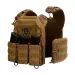 2 - Плитоноска Warmor Gen.3 Pro з системою швидкого скидання. (Комплект 3 підсумки) Molle. Колір Койот