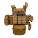 2 - Плитоноска Warmor gen.3 Pro Max. Система швидкого скидання. 7 підсумок. Койот