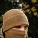 9 - Шапка флисовая M-Tac Watch Cap Elite с Velcro. Койот